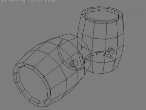woodbarrel 3D Модель