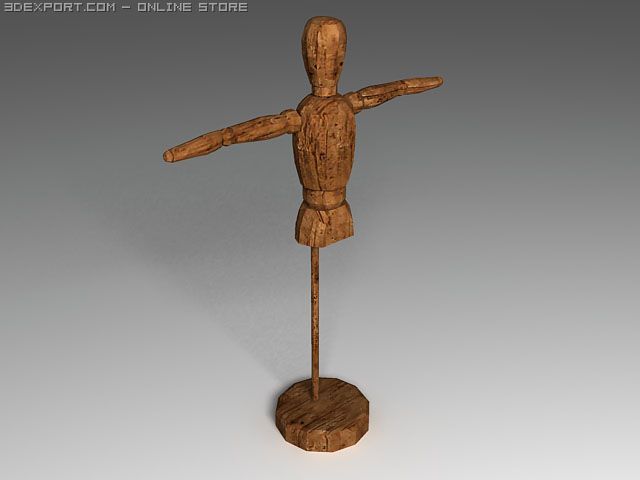 woodmaneken Model 3D .c4d .max .obj .3ds .fbx .stl .blend 