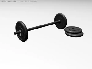 barbell 3D Model