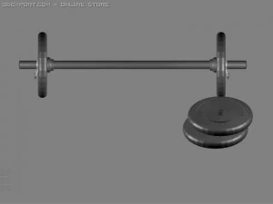 barbell 3D Model