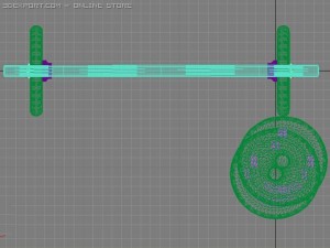 barbell 3D Model