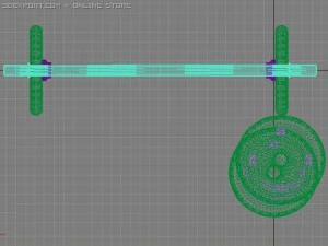 barbell 3D Model