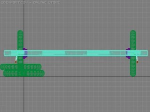 barbell 3D Model