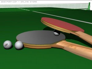 пінг-понг 3D Модель