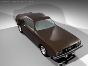 dodge_charger_1968 Modelo 3D
