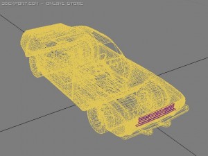 dodge charger 1968 3D Model