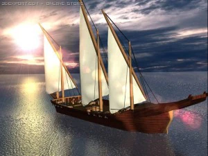 spanish chebec 3D Model