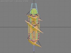 spanish chebec Model 3D