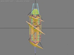 spanish chebec 3D Model