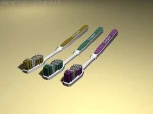 歯ブラシ 3Dモデル