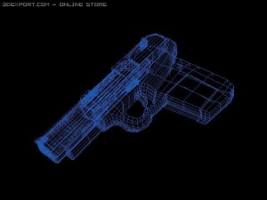 makarov pistol 3Dモデル