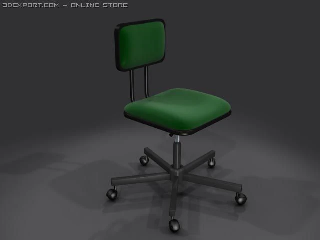 chair 3D Model .c4d .max .obj .3ds .fbx .stl .blend 