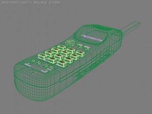 radiotelephone 3D Model