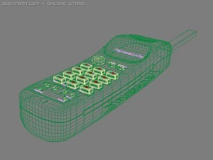 radiotelephone 3D Model