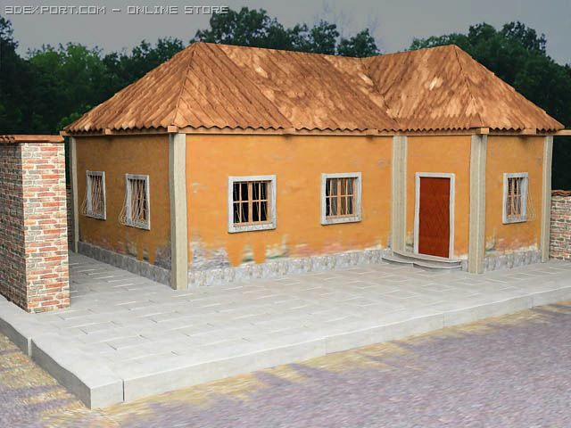 house 3D Model .c4d .max .obj .3ds .fbx .stl .blend