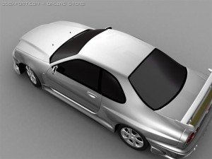 nissan skyline r34 Model 3D