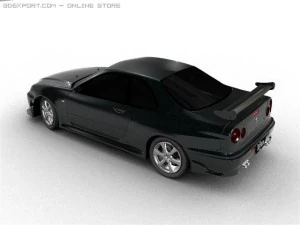 nissan skyline r34 3D Model