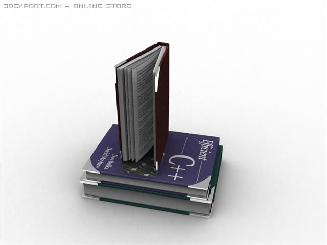 some books 3D 모델 .c4d .max .obj .3ds .fbx .stl .blend 