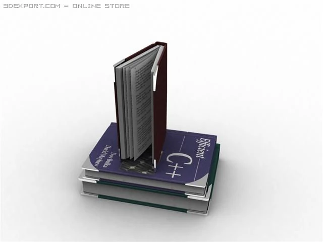 some books 3D Model .c4d .max .obj .3ds .fbx .stl .blend 