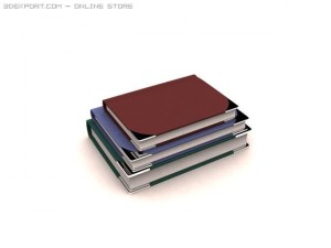 some books 3D 모델