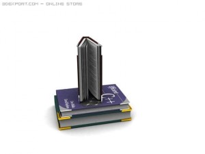 some books 3D 모델