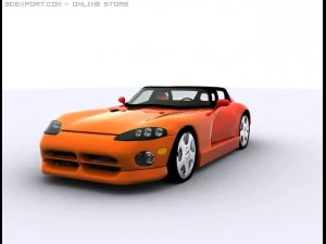 dodge viper rt 10 3D Model