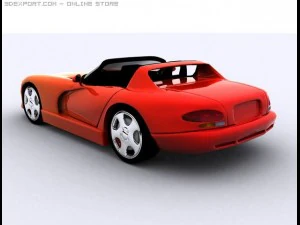 dodge viper rt 10 3D Model