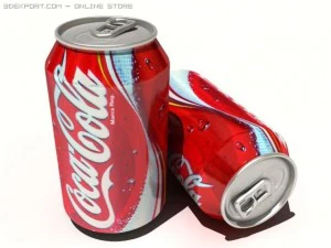 cocacola tin 3D Model