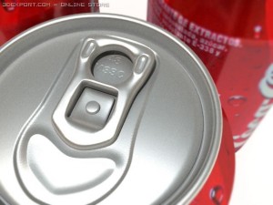 cocacola tin Modello 3D