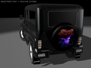 uaz Modèle 3D