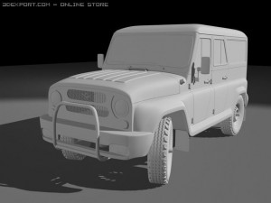 uaz Modèle 3D