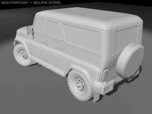 uaz Modèle 3D