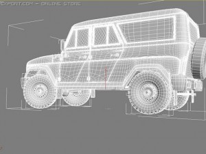 uaz Modèle 3D