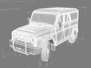 uaz Modèle 3D