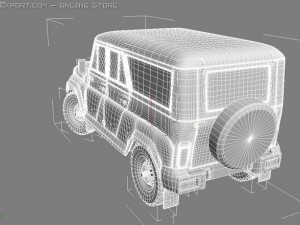 uaz Modèle 3D