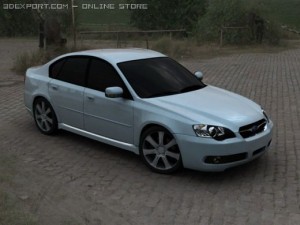 subaru_legacy_2005 Model 3D
