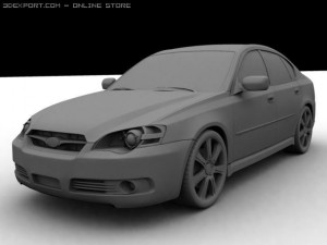 subaru_legacy_2005 3Dモデル