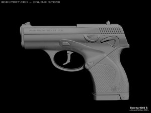 beretta 9000 s 3D Модель
