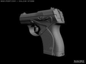 beretta 9000 s 3D Модель