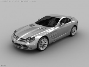 mercedesbenz slr mclaren 3D Model