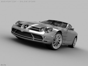 mercedesbenz slr mclaren 3D Model