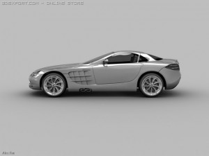 mercedesbenz slr mclaren 3D Model