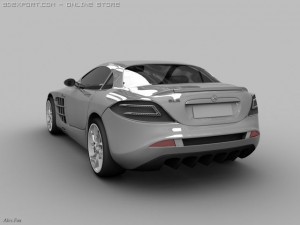 mercedesbenz slr mclaren 3D Model