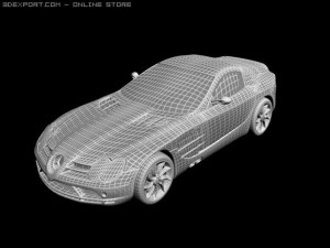 mercedesbenz slr mclaren 3D Model