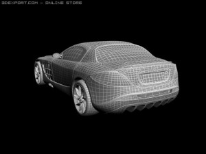 mercedesbenz slr mclaren 3D Model