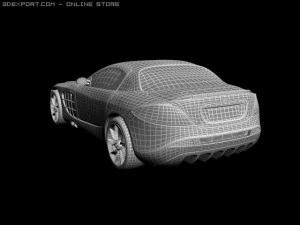 mercedesbenz slr mclaren 3D Model
