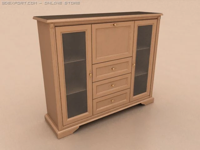 shelving 3D Model .c4d .max .obj .3ds .fbx .stl .blend 
