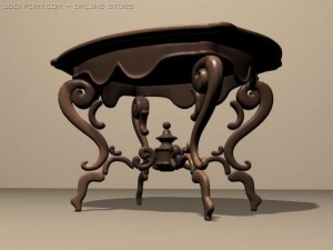 table Modèle 3D