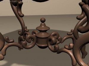 table Modèle 3D
