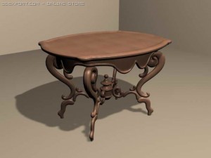 table Modèle 3D